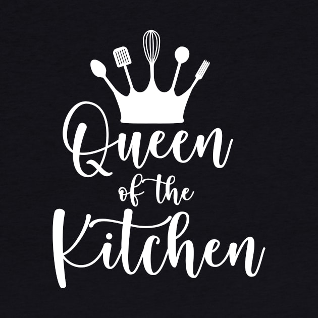 Queen of the kitchen - funny saying by colorbyte